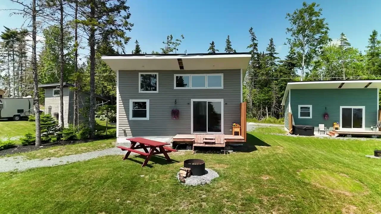 Inside one of the cabins at Sunset Inlet Campground, from the walkthrough video.